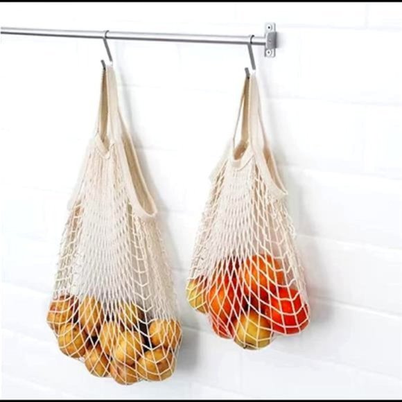 IKEA Handbags - - KUNGSFORSMesh bag, set of 2, natural